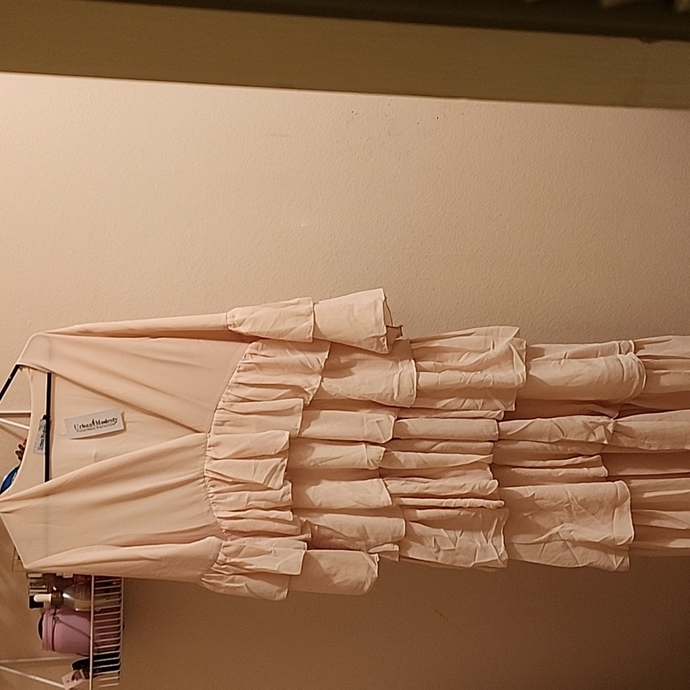 Macy's ruffle festival coat